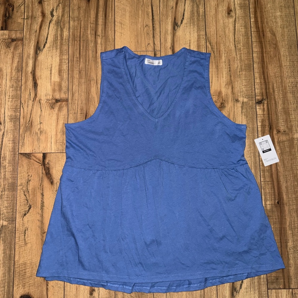 Blue tank top